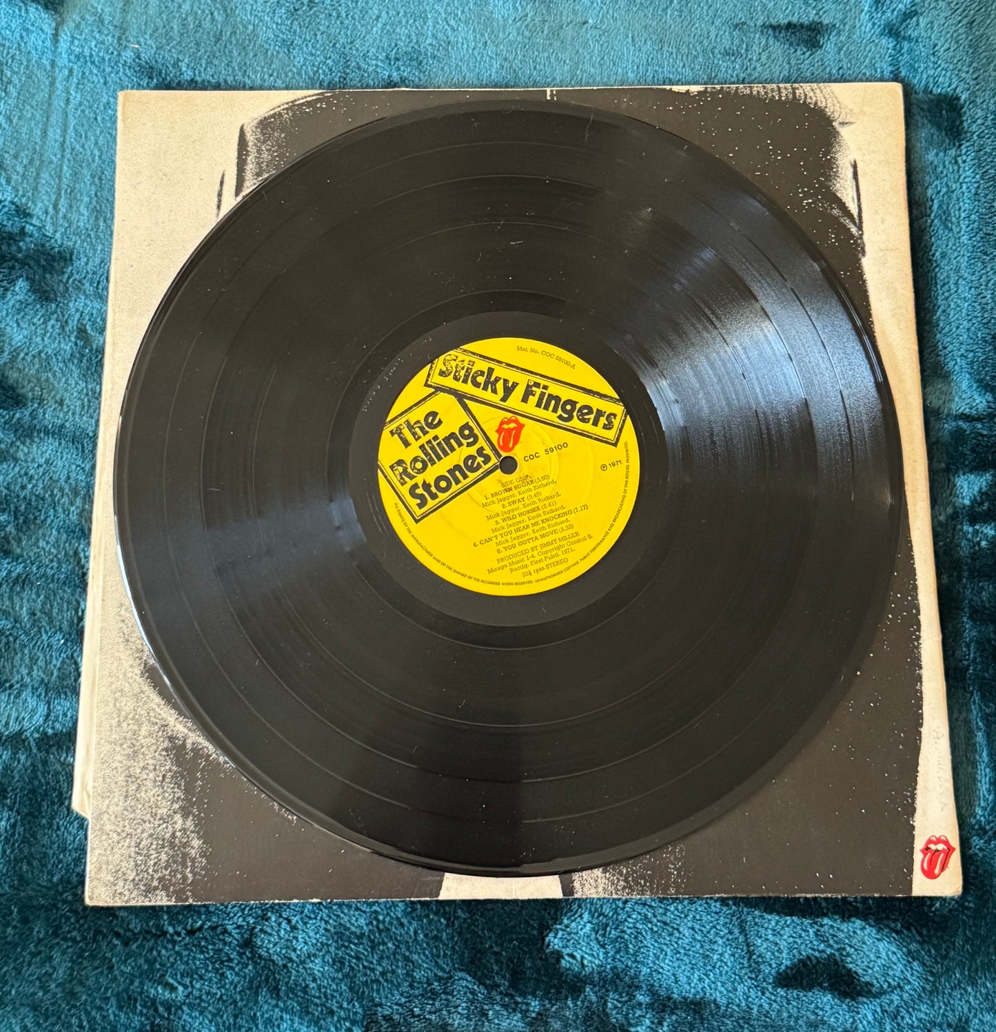 The Rolling Stones - Sticky Fingers 1971 Original EX/EX