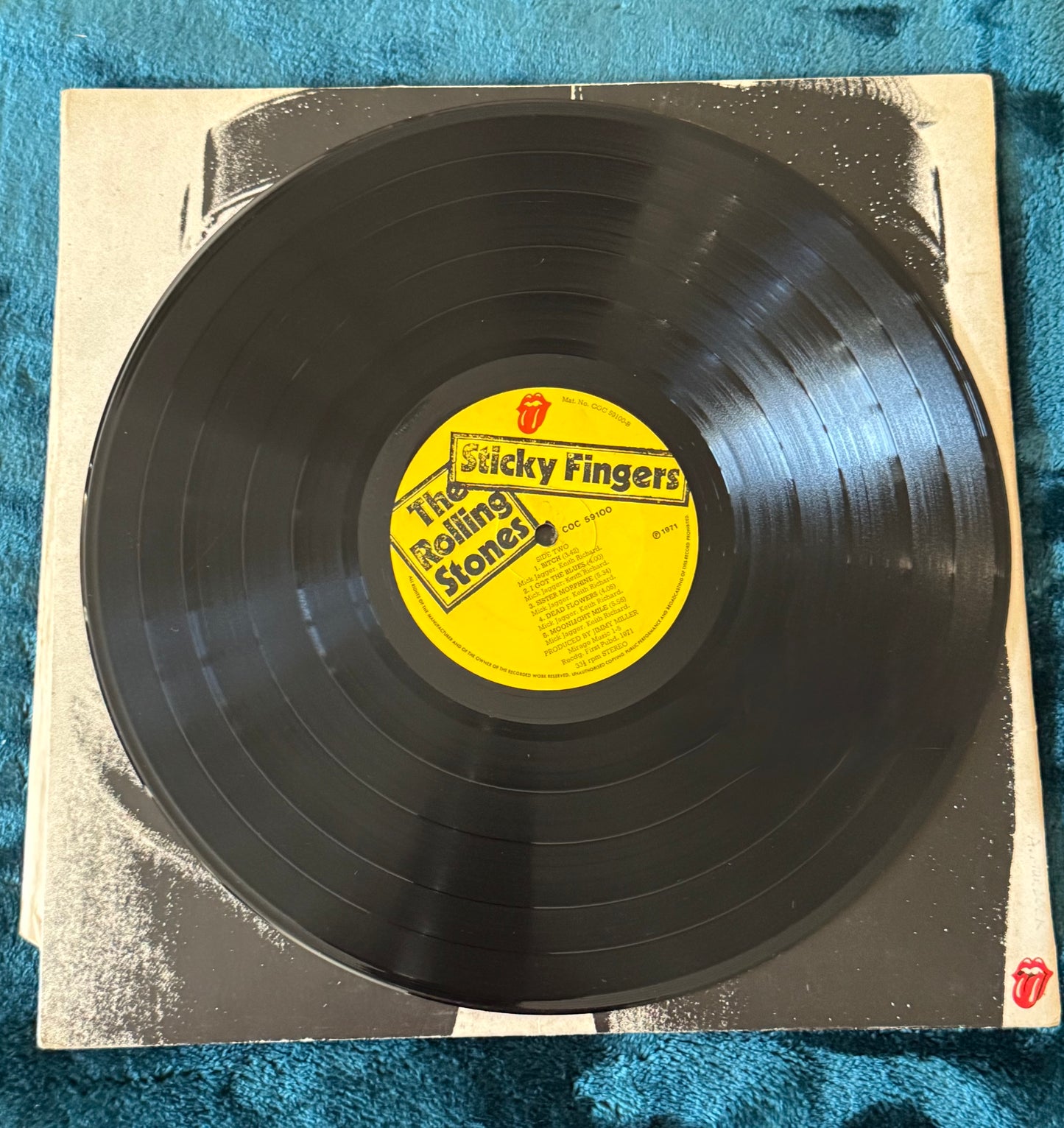 The Rolling Stones - Sticky Fingers 1971 Original EX/EX