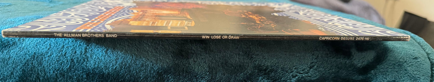 The Allman Brothers Band - Win, Lose Or Draw EX/EX 1975