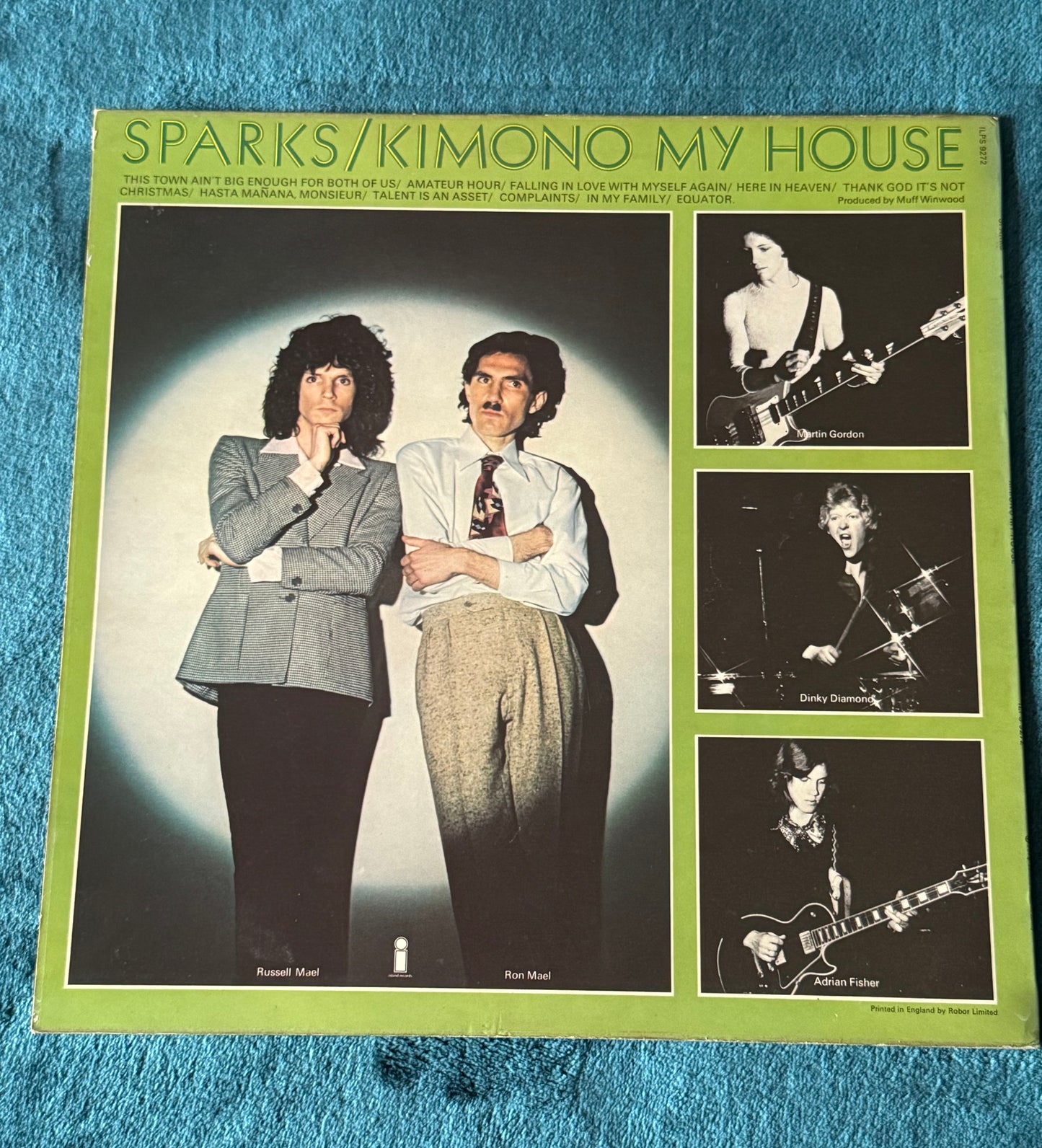 Sparks - Kimono My House - 1974 EX/VG+